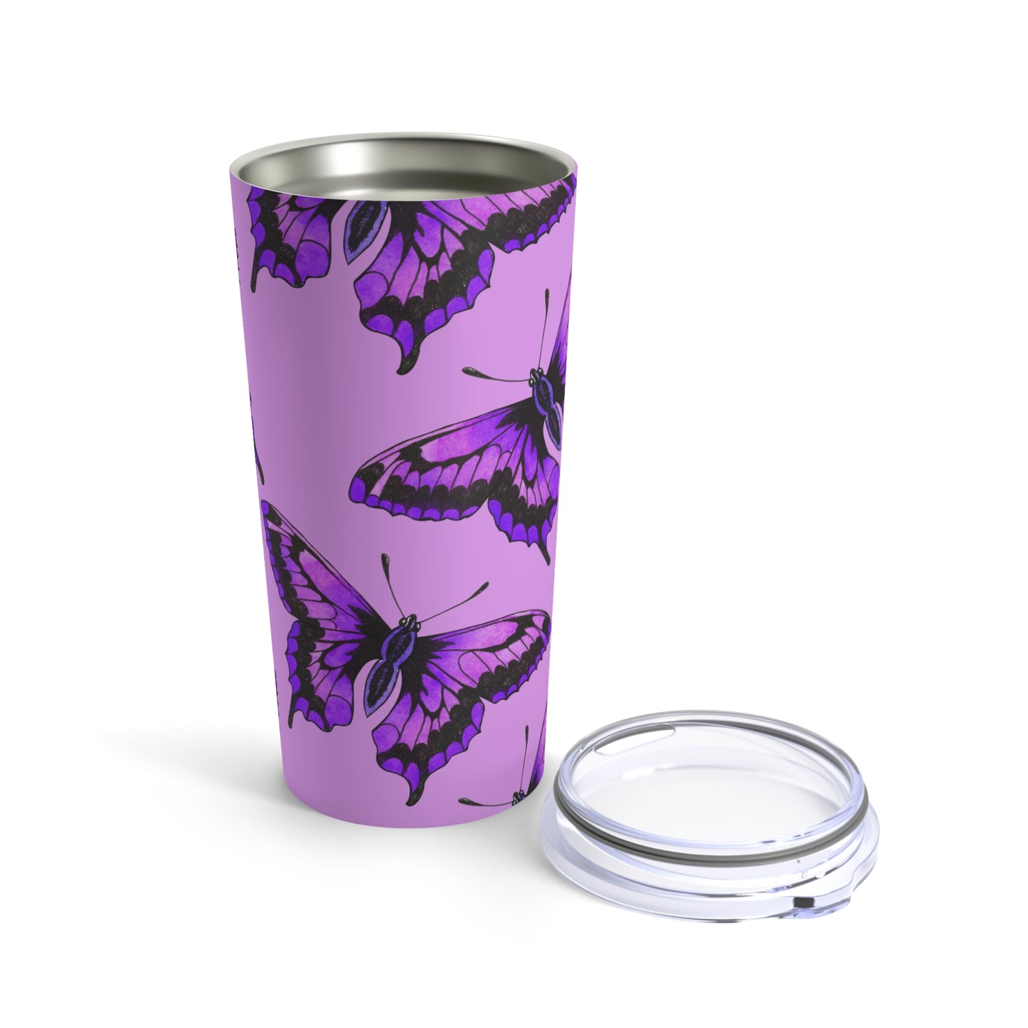 Tumbler 20oz (Purple Butterfly)