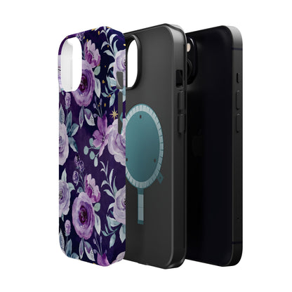 Magnetic Phone Case (Classic Floral *Special Purple Edition*)