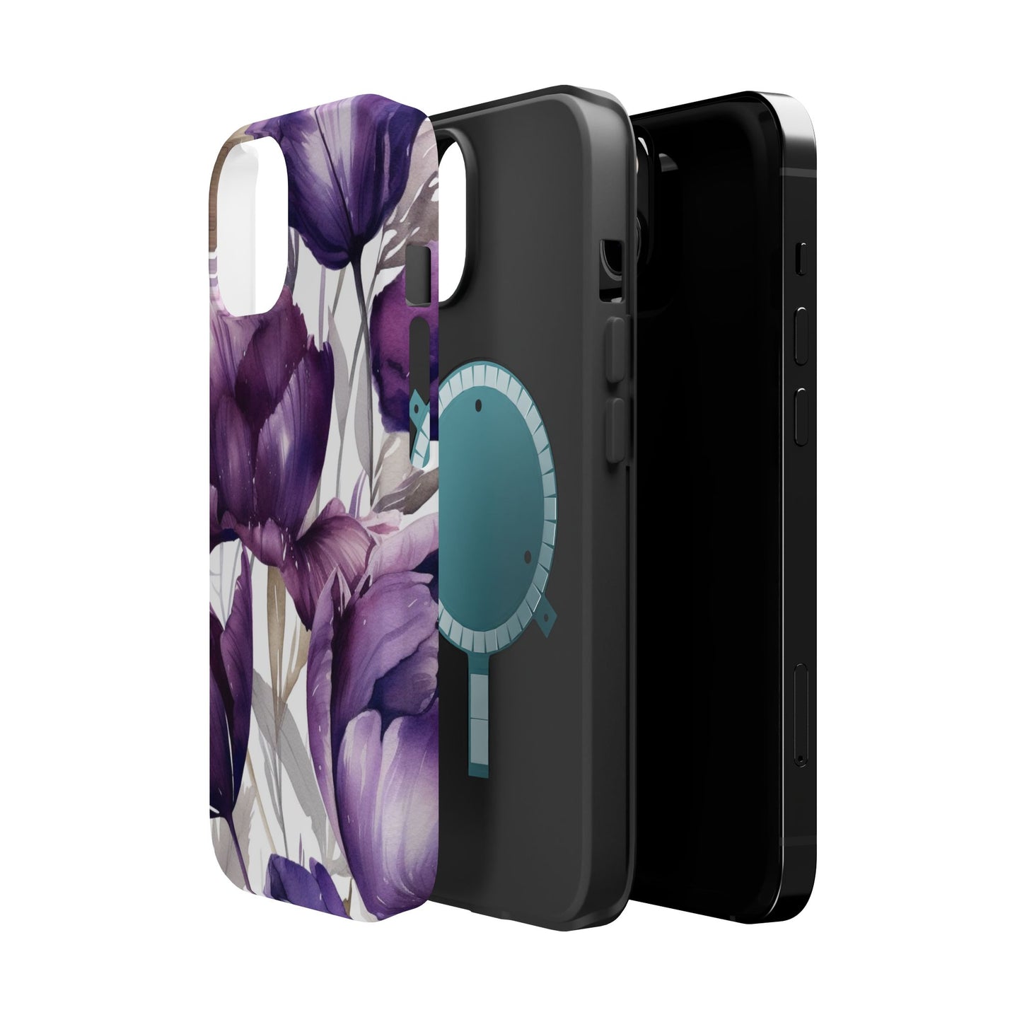 Magnetic Phone Case (Watercolor Flower)