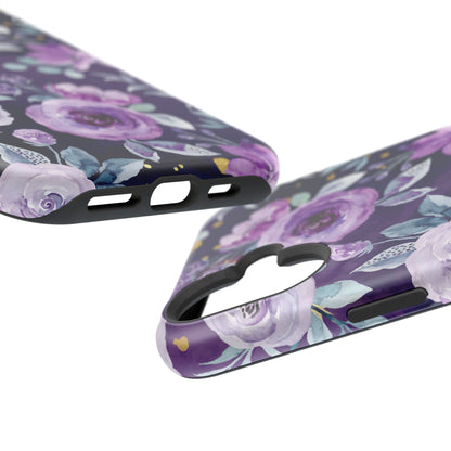 Magnetic Phone Case (Classic Floral *Special Purple Edition*)