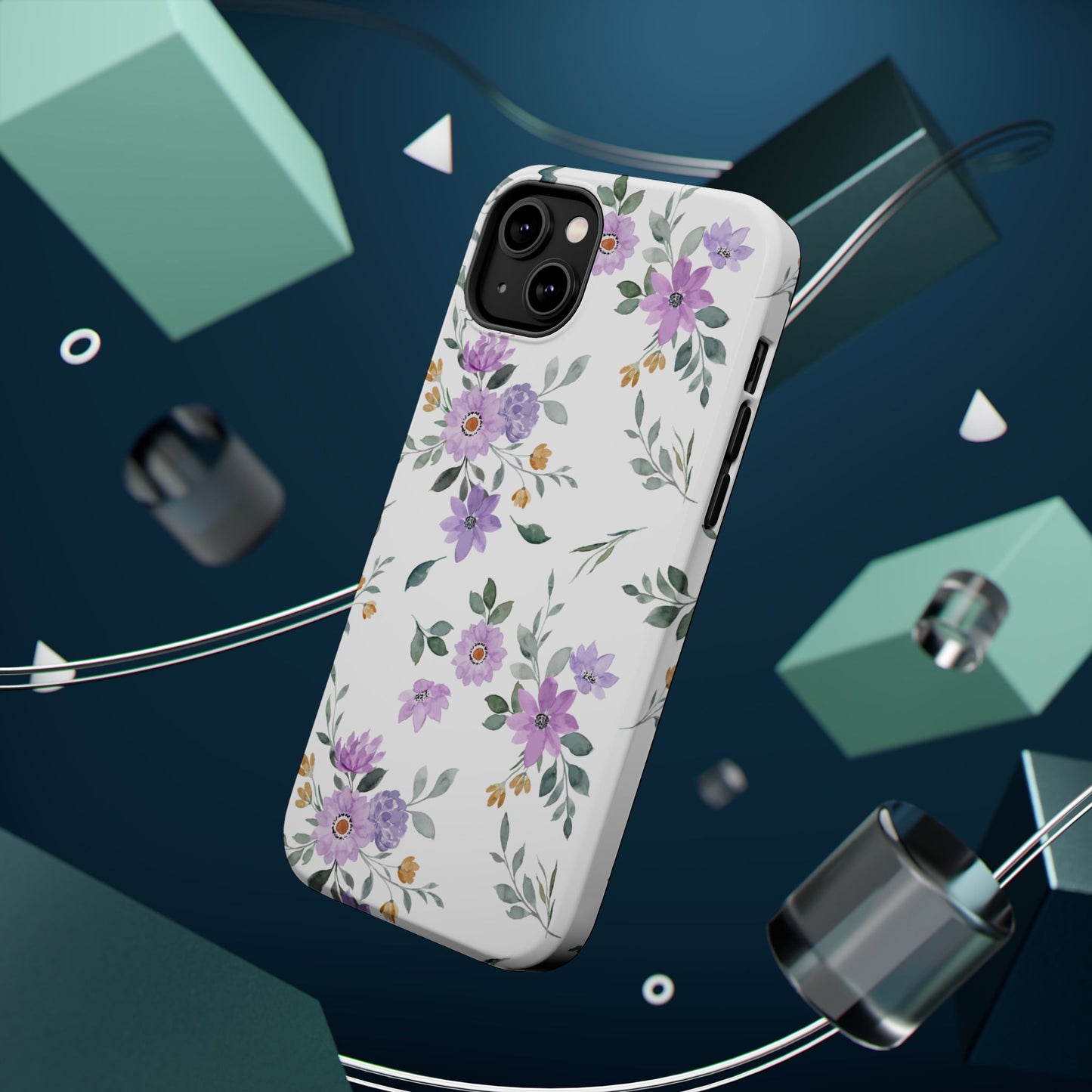 Magnetic Phone Case (Floral Pattern)