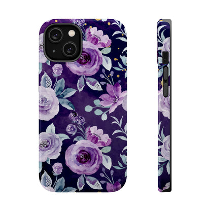 Magnetic Phone Case (Classic Floral *Special Purple Edition*)