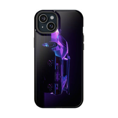 Magnetic Phone Case (Purple Future Car)