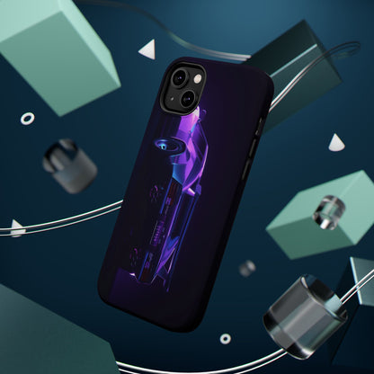 Magnetic Phone Case (Purple Future Car)