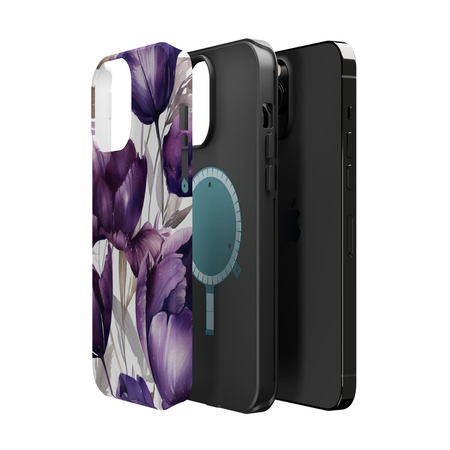 Magnetic Phone Case (Watercolor Flower)