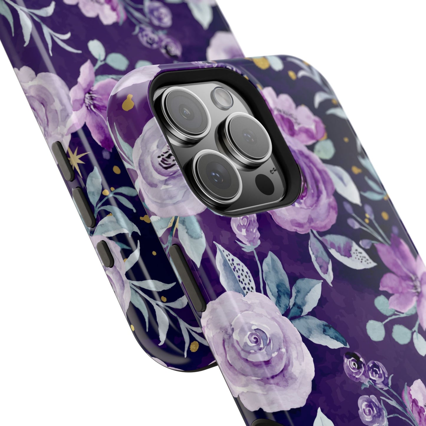 Magnetic Phone Case (Classic Floral *Special Purple Edition*)