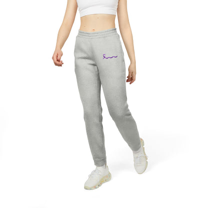 adidas Women's Fleece Joggers (Purple Ribbon)