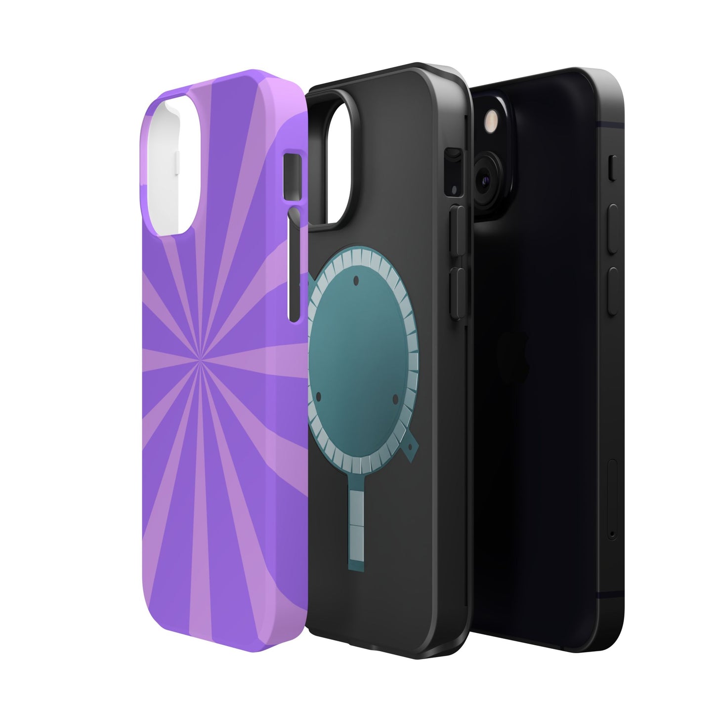 Magnetic Phone Case (Purple Star)