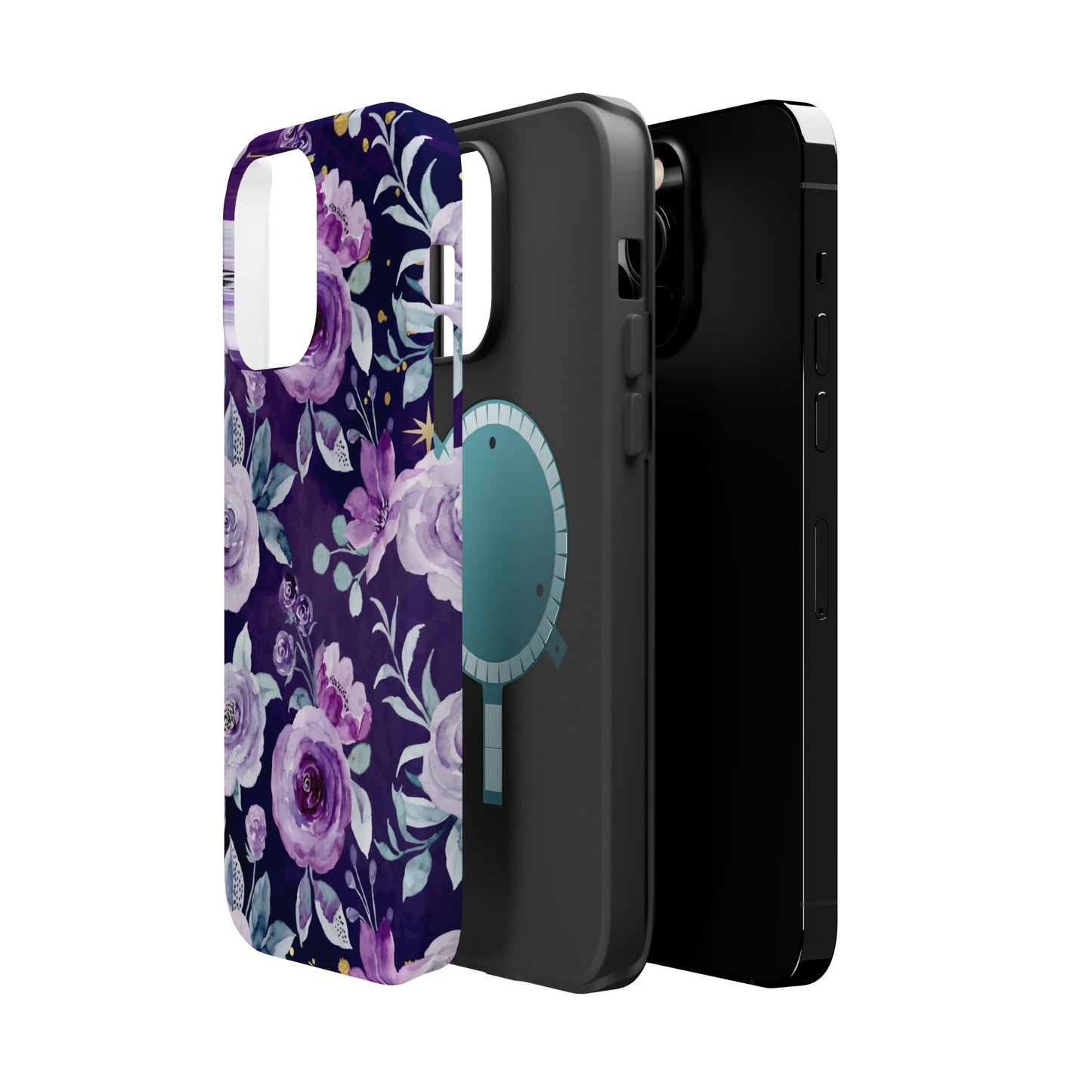 Magnetic Phone Case (Classic Floral *Special Purple Edition*)