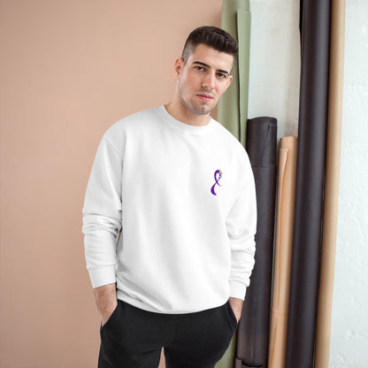 Men's Champion Sweatshirt (Purple Ribbon)